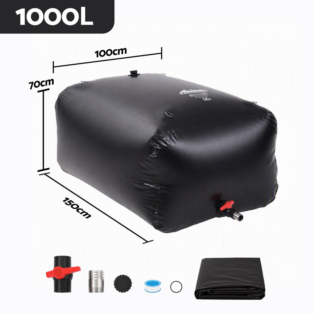 Weisshorn 1000L Water Bladder Bag Portable Large Storage Tank Container Camping Outdoor