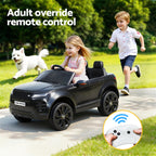Rigo Ride On Car Kids Electric Ride On Cars Land Rover Licensed 12V Black
