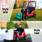 Rigo Kids Electric Ride On Car Forklift Loader Toys Cars Horn Remote 12V Red