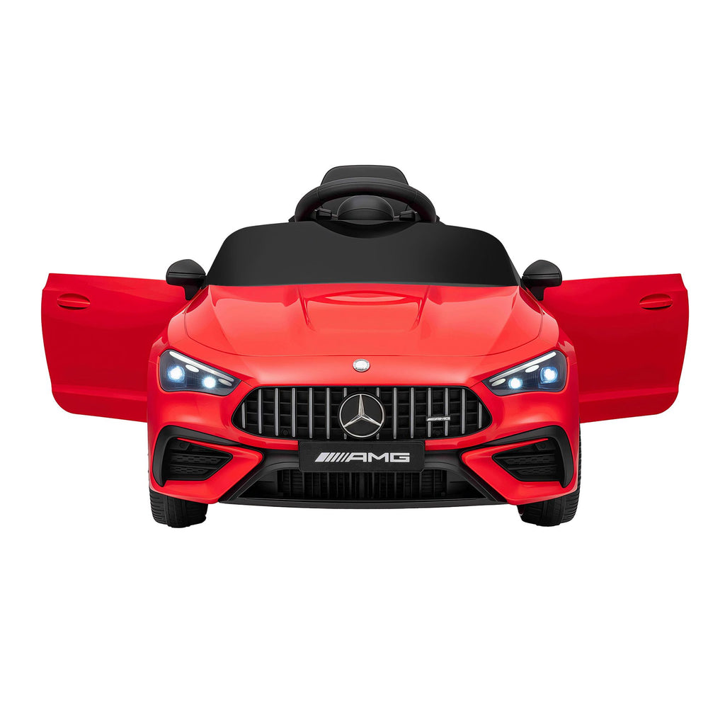 Ride On Car Licensed Mercedes Benz AMGC63 Kids Electric Car 12V Music Red
