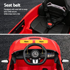 Ride On Car Licensed Mercedes Benz AMGC63 Kids Electric Car 12V Music Red