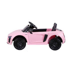 Ride On Car Licensed Audi R8 12V Electric Car for Kids Battery Pink