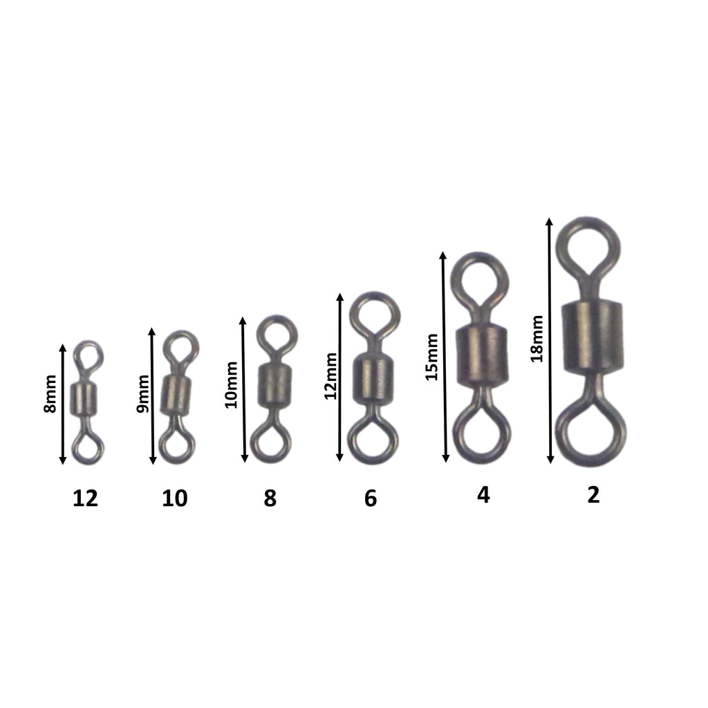 Swimerz Rolling Swivels, Size 2, 15 pack-1