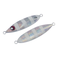 Finesse Slow Pitch Flutter Jig, 60gm, Silver White, 2 pack-0