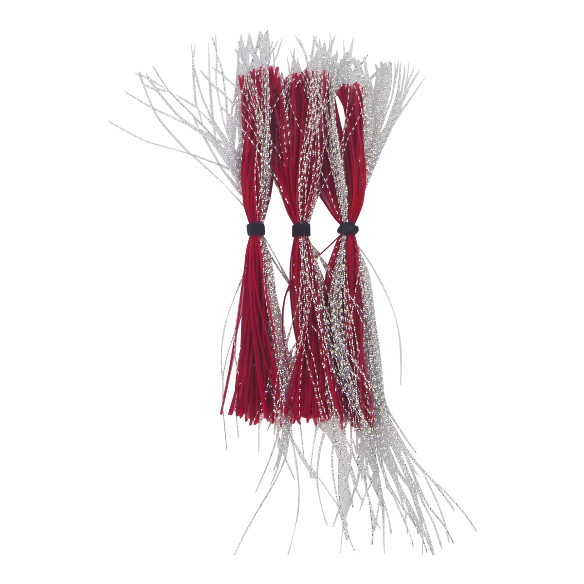 Dekoi Krystal Flash Lure Skirts, Silver Neon-0