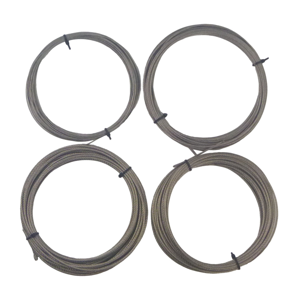 Swimerz 49 Strand Stainless Steel Trace Wire, 740lb  30ft-0