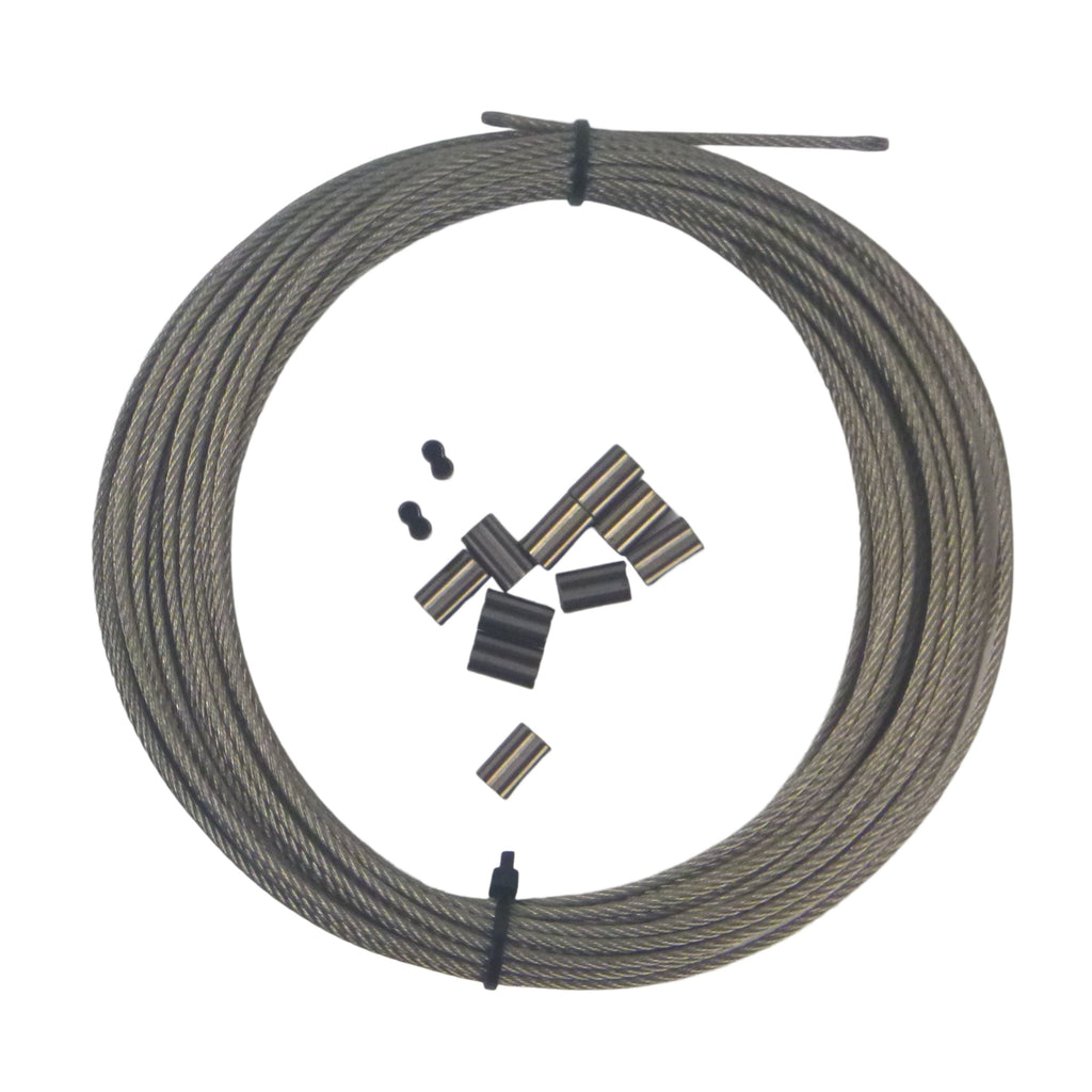 Swimerz 49 Strand Stainless Steel Trace Wire, 410lb, 30ft-1