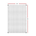 Instahut Tarp Tarpaulin 2x3m Canvas Camping Heavy Duty Sun Cover