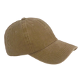 BSTC 6-Panel Baseball Cap, Distressed Cotton, Tan-0