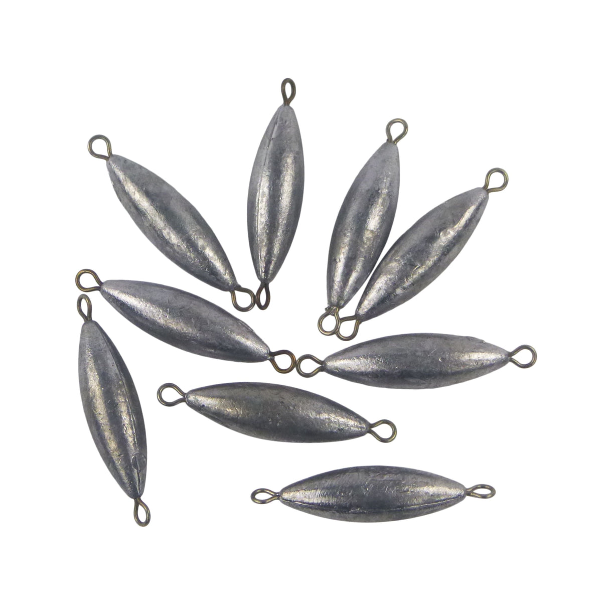 Swimerz 4oz Torpedo Trolling Sinker, Lead 9 Pack-0