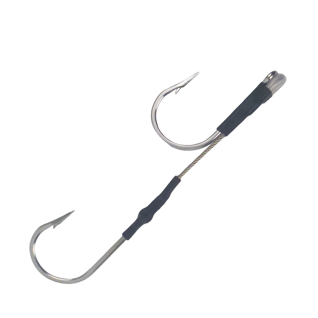 Swimerz Jigging & Trolling Hooks, Inline Double, 10/0, Qty 3-0