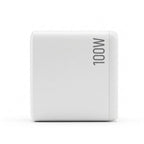 Devanti USB C Charger 100W Fast Charger 4 Port GaN Desktop Station White