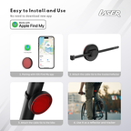 Laser Round Red Reflector Smart Tag