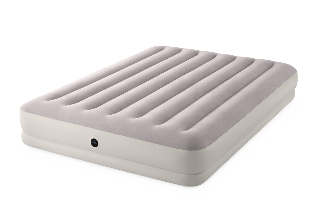 Intex Queen Dura-Beam Prestige Mid-Rise Airbed w/ USB150 Pump- 64179