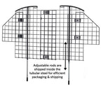 Samland Universal Pet Barrier Fence for Car Van 4WD Vehicles Duty Wire Mesh Car Guard
