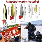 Fishing Lures Tackle Set for Fisher Men, Father, Granpa, Boys - 2026 Christmas Surprise Gift 78pcs