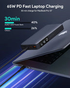 AUKEY Sprint X 20000mAh 65W USB-C Laptop Power Bank with PD & PPS – PB-Y43