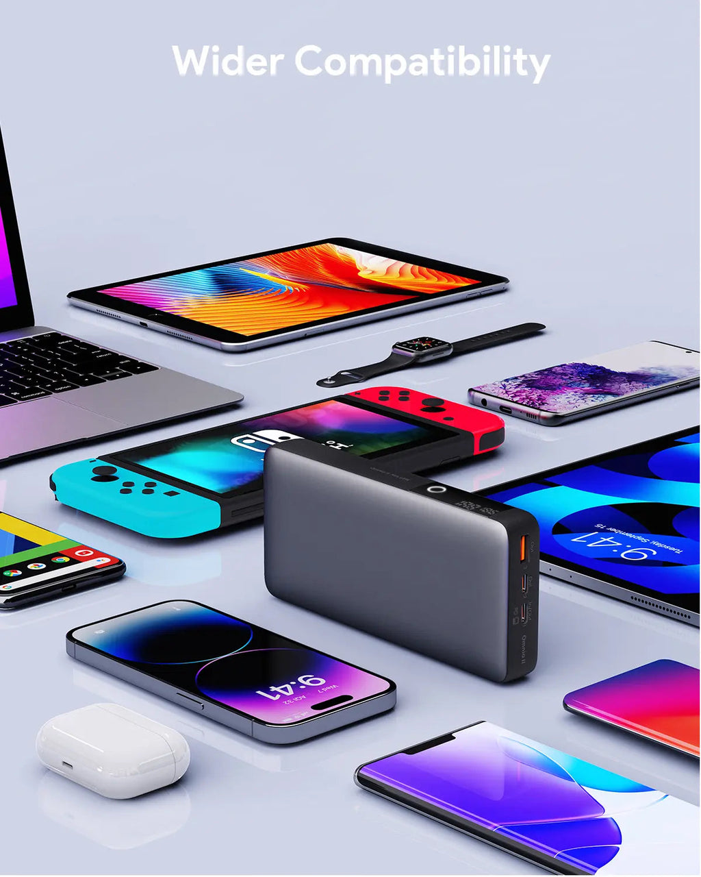 AUKEY Sprint X 20000mAh 65W USB-C Laptop Power Bank with PD & PPS – PB-Y43
