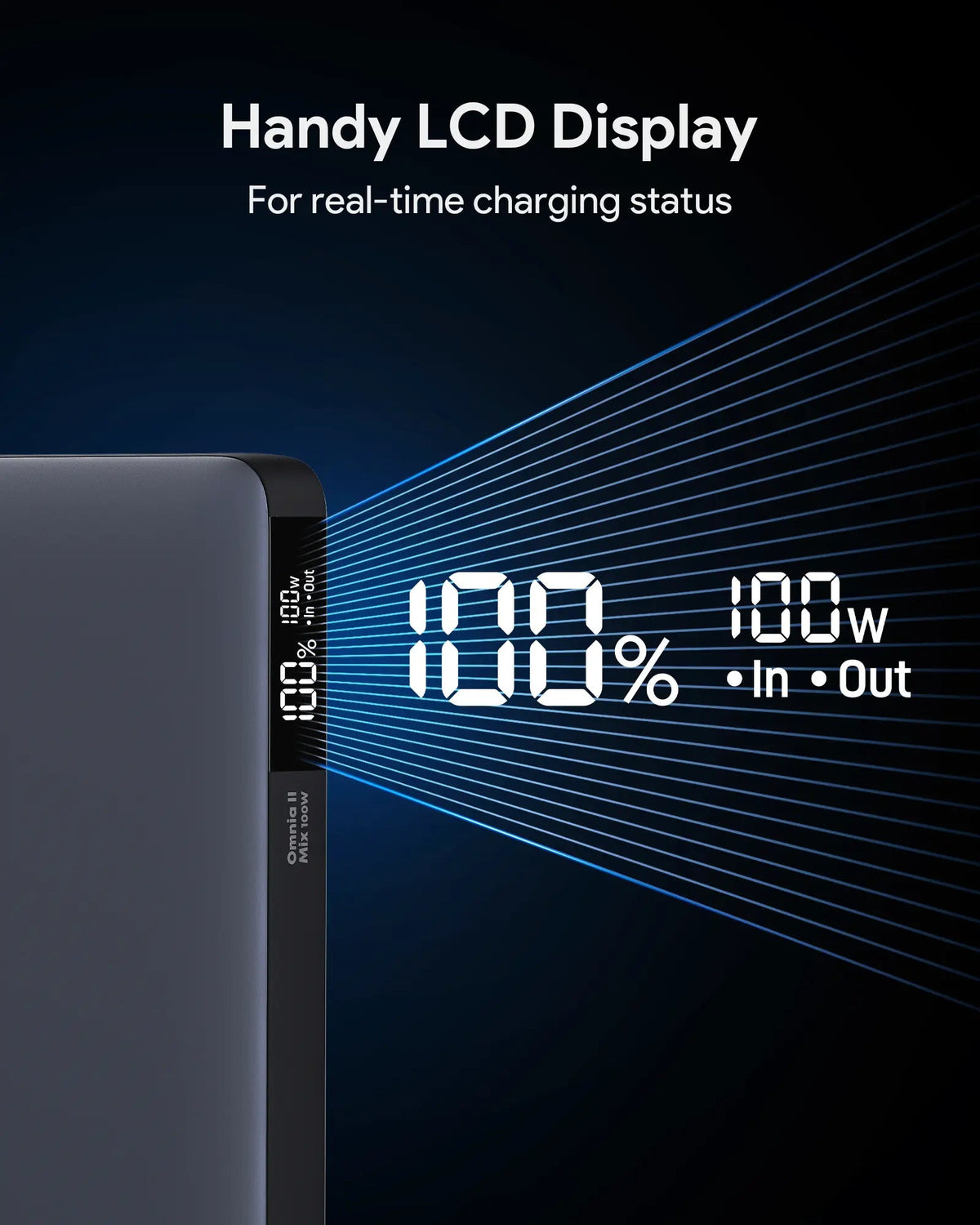 AUKEY Sprint X 20000mAh 100W Ultra-Slim USB-C Laptop Power Bank with PD & PPS – PB-Y44