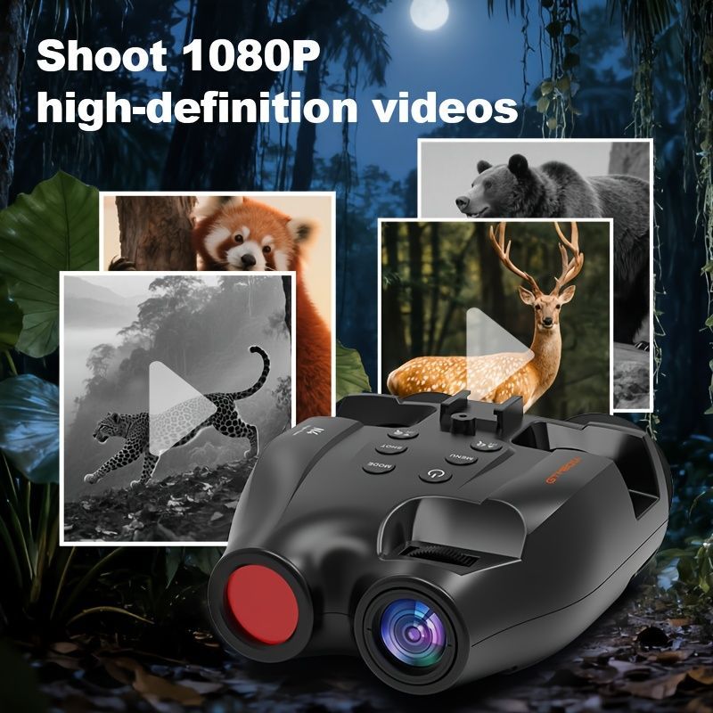 night vision binoculars,4K HD,head-mounted,camping safety,True IR,Australian outback,wildlife observation,night hiking,DSZ-XXX - Black - Size 32G