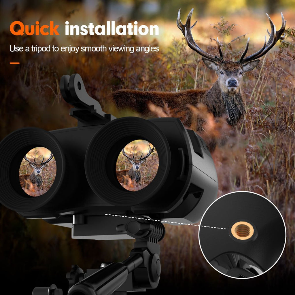 night vision binoculars,4K HD,head-mounted,camping safety,True IR,Australian outback,wildlife observation,night hiking,DSZ-XXX - Black - Size 32G
