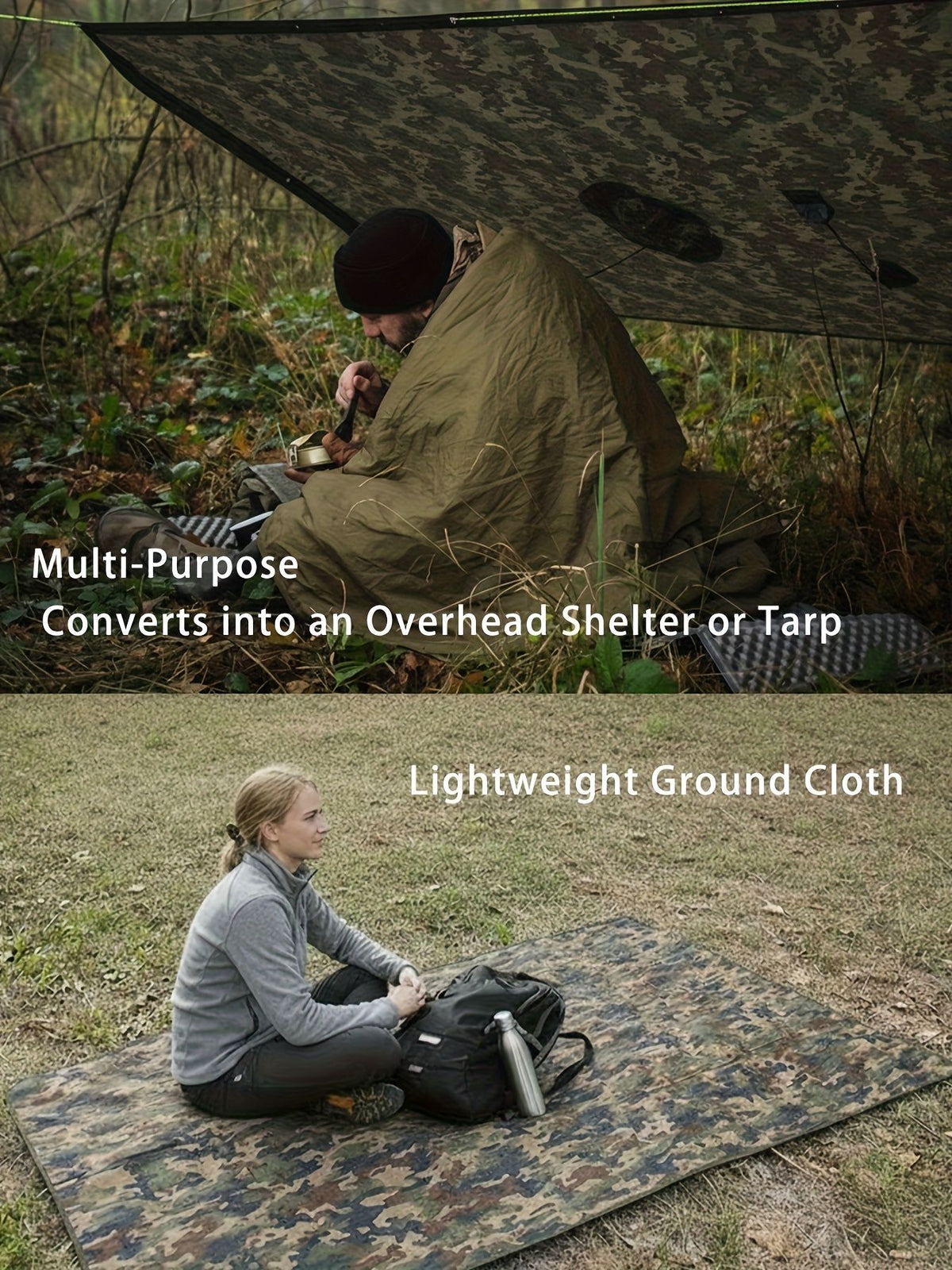 Camouflage 迷彩 Camouflage rain poncho, waterproof poncho Australia, outdoor rain gear, camping poncho, hiking poncho, bushwalking poncho, hunting poncho, emergency poncho