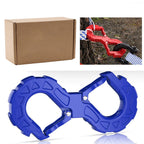 red heavy-duty S-shaped trailer tow hook, G80 steel, 14968.55 kg load capacity, off-road rescue, truck towing, SUV tow hook, vehicle recovery, self-locking tongue - Orange - Size S