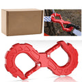 red heavy-duty S-shaped trailer tow hook, G80 steel, 14968.55 kg load capacity, off-road rescue, truck towing, SUV tow hook, vehicle recovery, self-locking tongue - Red - Size S