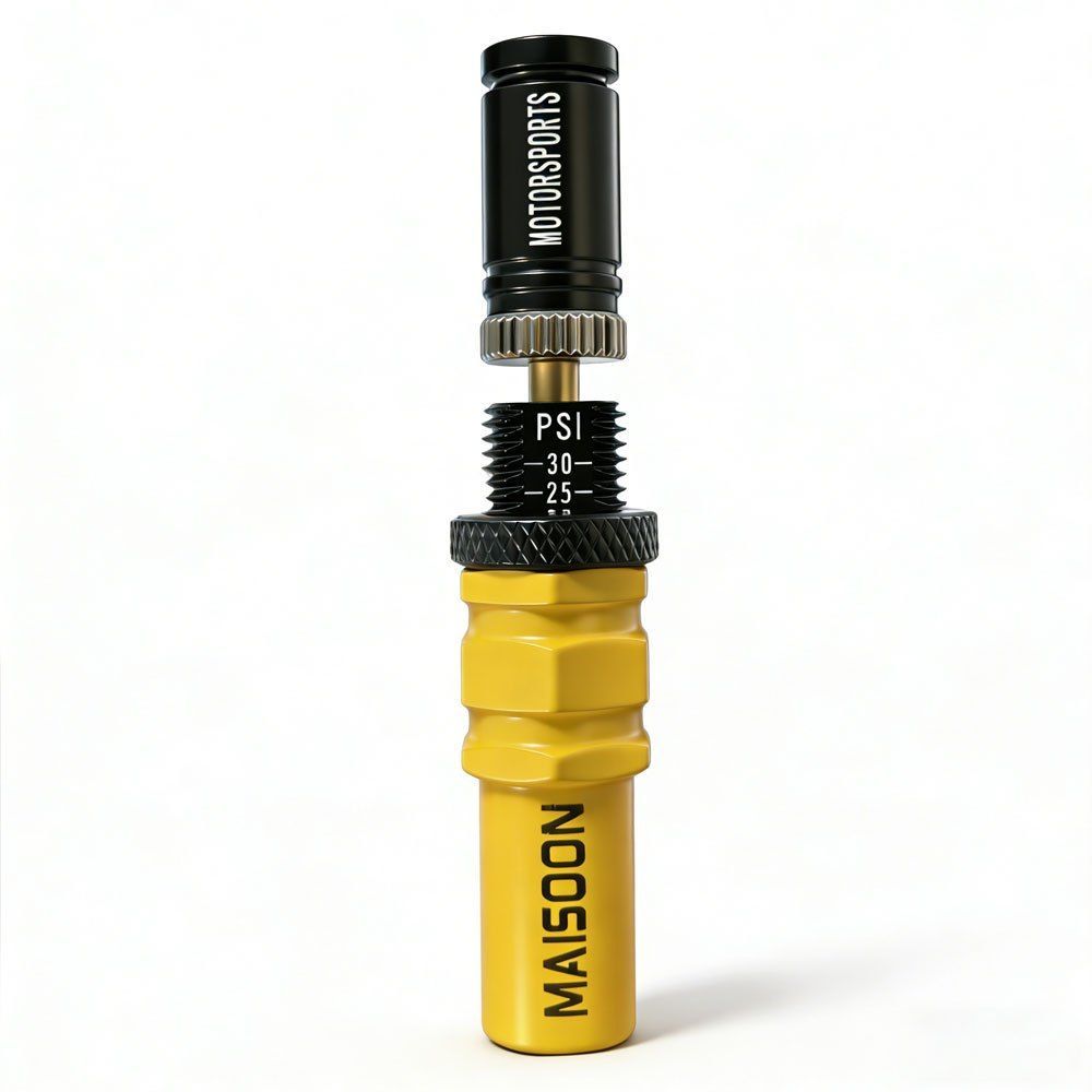 4X4 Tyre Deflator Automatic Valve Stems Adjustable Tyre Pressure Off-Road Tyre - Yellow - Size 2 sets-8pcs