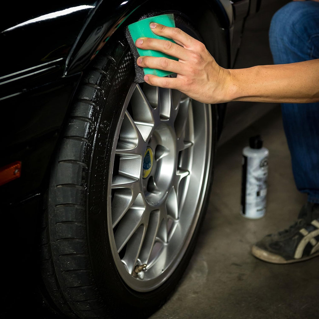 Tire Shine Applicator Pads - Foam Pads for Applying Tire Dressings, Protectants, Wax, Polish and Car Detailer Products for Trucks and SUVs , (Pack of 4)
