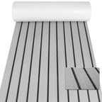 EVA Foam Boat Floor Mat 240x30x0.6 cm Light Grey