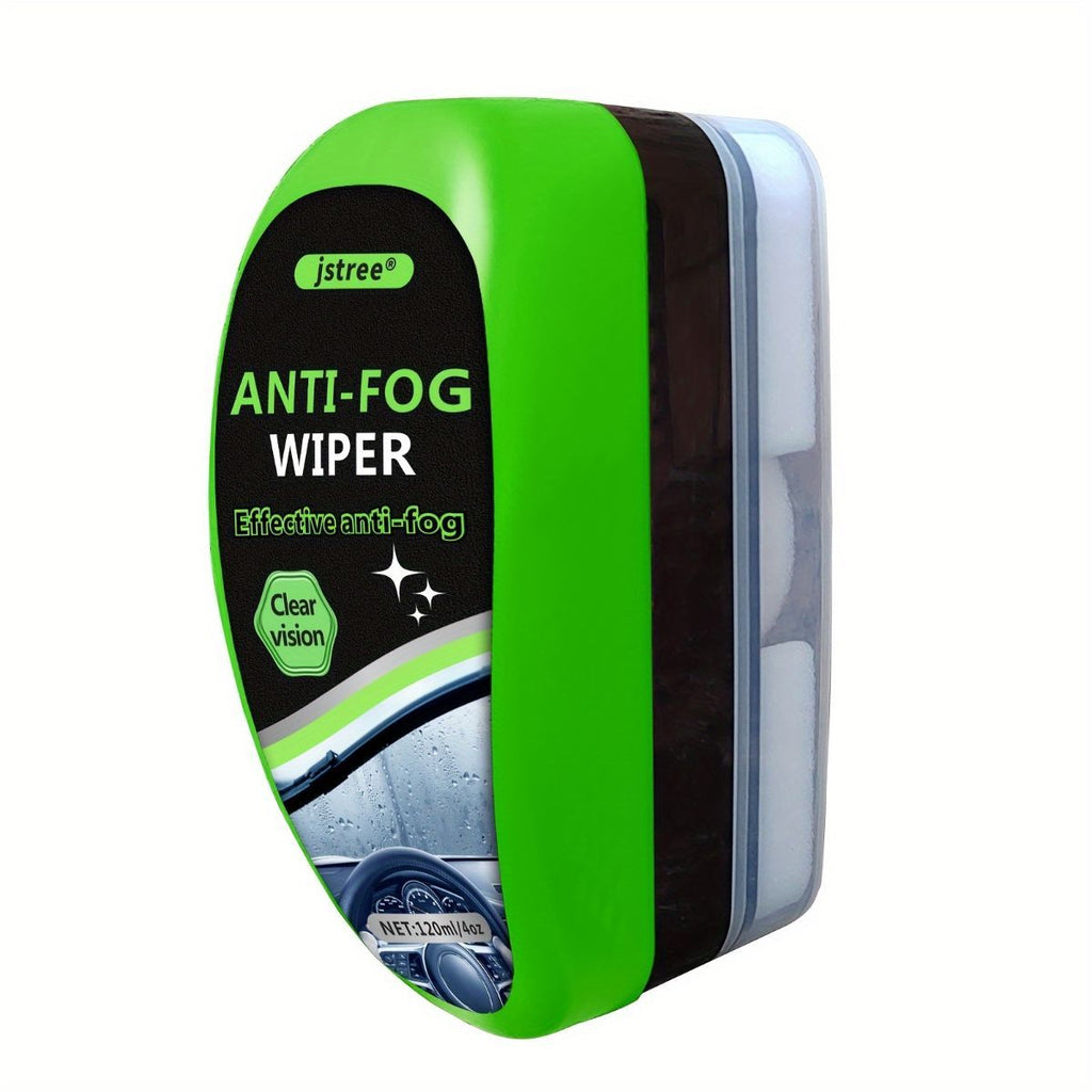 Car Anti Fog Wiper 2 Pack Anti Fog Agent Oil Film Remover Car Window Cleaner - Green - Size 01
