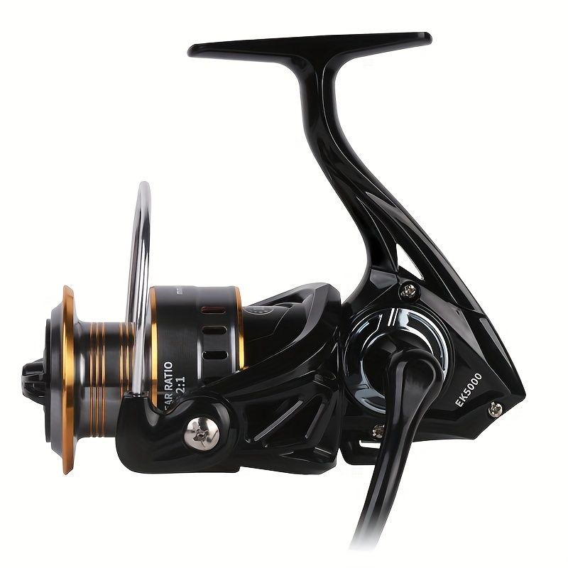 BILLINGS EK 3000 series, 5.2:1 gear ratio, maximum drag force 26LB, aluminum alloy metal line cup, spool reel, suitable for freshwater and seawater