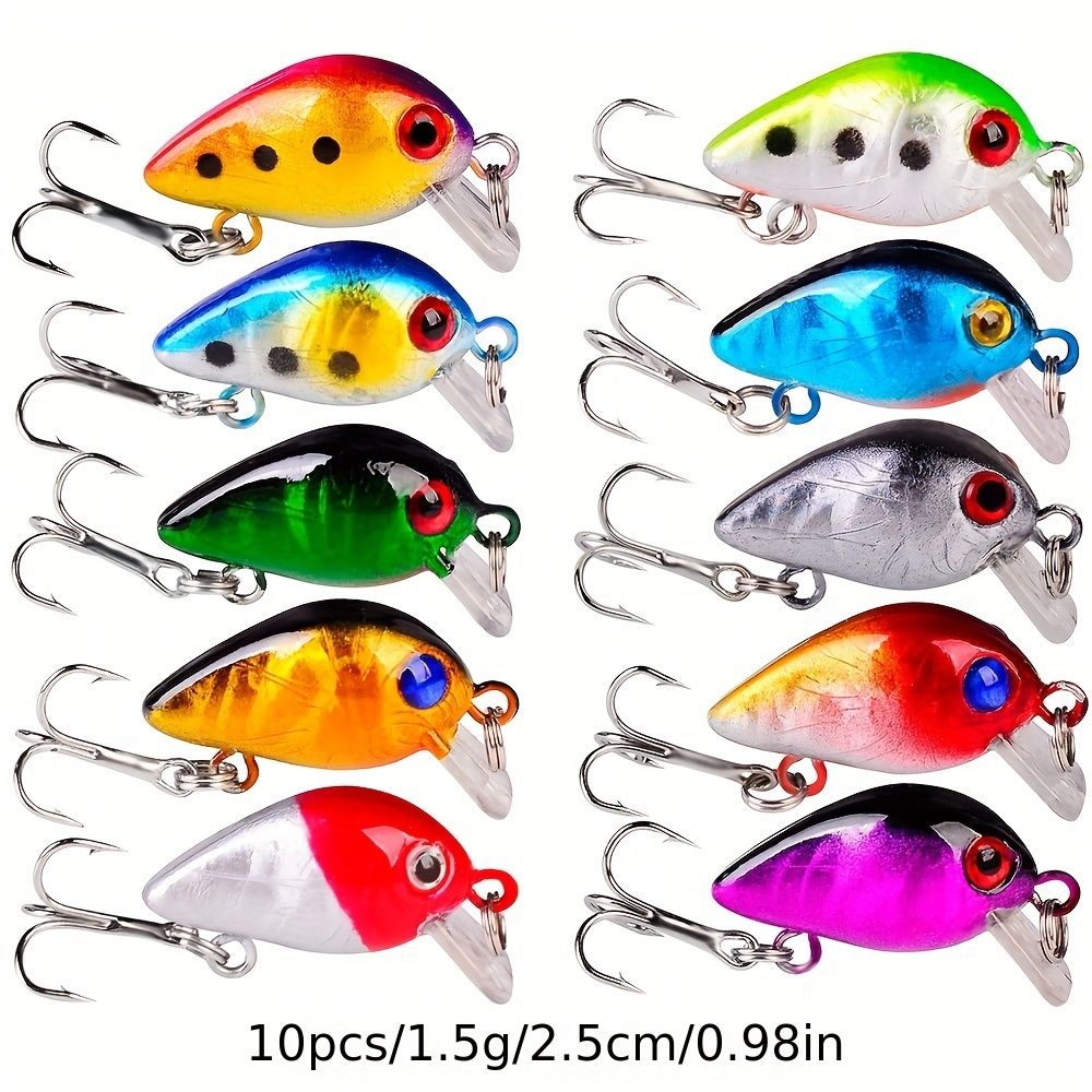 Proberos 20-piece fishing tackle set | hard bait set, suitable for striped bass and bass | scoop hook lure, minnow lure, jumper, pencil-shaped swim bait, fish hook, sea bass lure