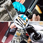 Car Detailing Brush Set Car Cleaning Kit Auto Detailing Supplies Car Interior - Black - Size 32 pieces