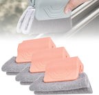 Magic Window Track Cleaner, 2026 Upgraded Handheld Cleaning Brush Set for Window Sliding Slots, Tile Grout Lines, Shutter Slats, Car AC Vents, and Narrow Gaps (Pink 3-Piece Set)