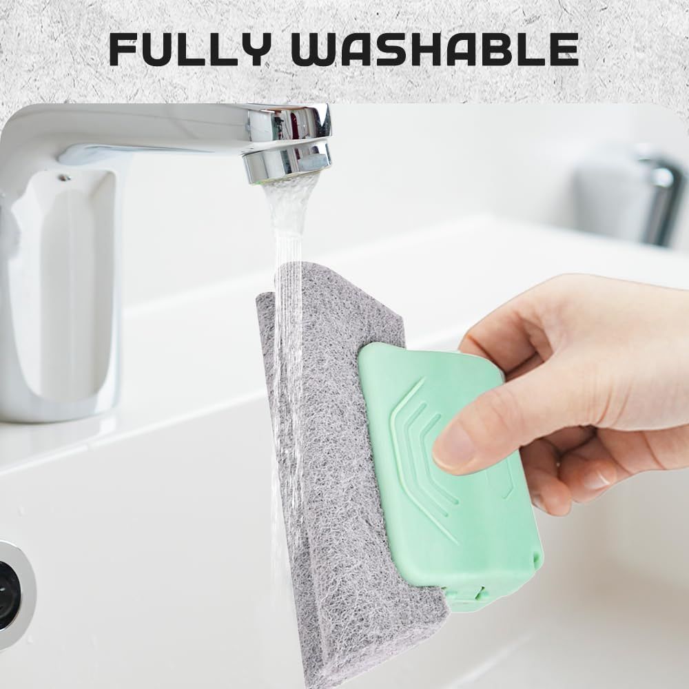 Magic Window Track Cleaner, 2026 Upgraded Handheld Cleaning Brush Set for Window Sliding Slots, Tile Grout Lines, Shutter Slats, Car AC Vents, and Narrow Clearances (Mixed 3-Piece Set)