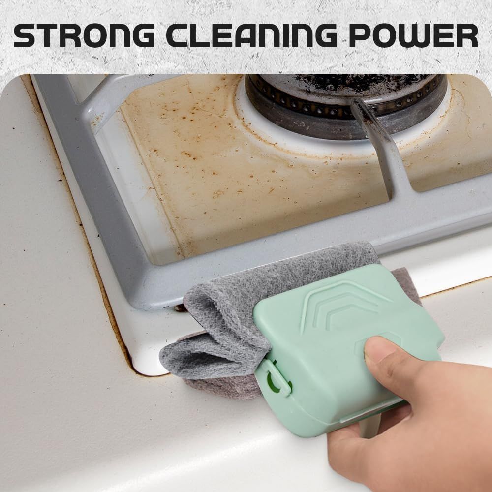 Magic Window Track Cleaner, 2026 Upgraded Handheld Cleaning Brush Set for Window Sliding Slots, Tile Grout Lines, Shutter Slats, Car AC Vents, and Narrow Clearances (Mixed 3-Piece Set)
