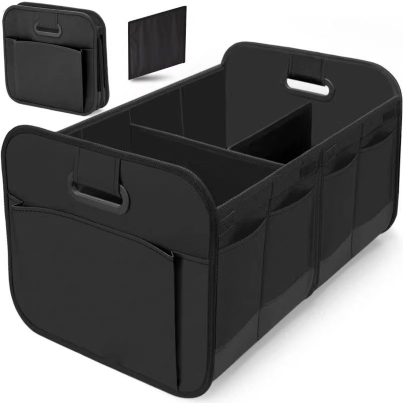 3-in-1 Red Foldable Storage Organizer: Portable, Expandable, with Removable Dividers & 12 Extra Pockets – Your All-in-One Storage Solution
