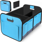 3-in-1 Red Foldable Storage Organizer: Portable, Expandable, with Removable Dividers & 12 Extra Pockets – Your All-in-One Storage Solution