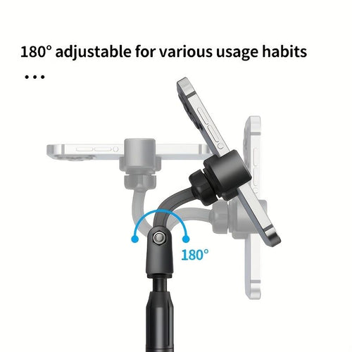 **Telescopic Rotating Live Stream Tripod: Adjustable Height, Multi-Angle Shooting, Stable and Portable**