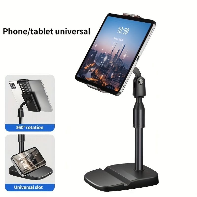 **Telescopic Rotating Live Stream Tripod: Adjustable Height, Multi-Angle Shooting, Stable and Portable**