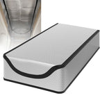 Extra Thick Attic Door Insulation Cover 25"x54"x11", Double Bubble Attic Stairs Insulation Cover for Pull Down Stair, Energy Saving Tent with Easy Access Zipper - Silver - Size 2Pack