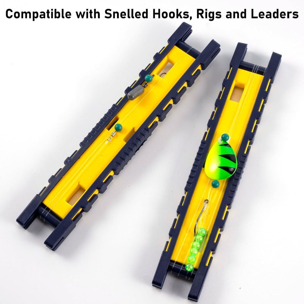 Fishing Snelled Hook Holder for Leader Line Rig Foam Board Snell Organizer with Tackle Box