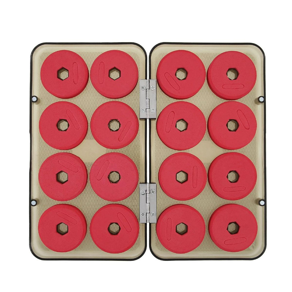 16pcs Fishing Foam Spools & Board - Fishing Line Organizer Accessories