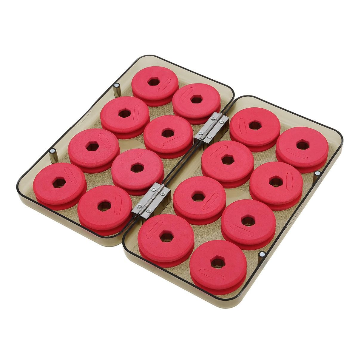16pcs Fishing Foam Spools & Board - Fishing Line Organizer Accessories