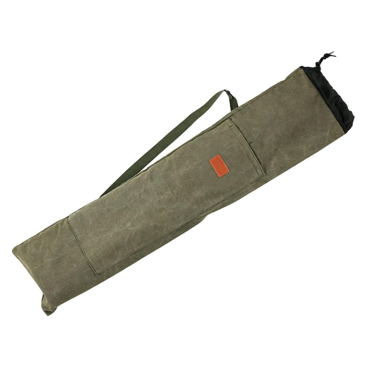 120cm Rod Case Angling Rods Bag, Folding Rod Carry Large Capacity Fishing Rod Case, Angling Rod Bag, Fishing Umbrellas Carry Bag for Camping Hiking - Green - Size 120cm