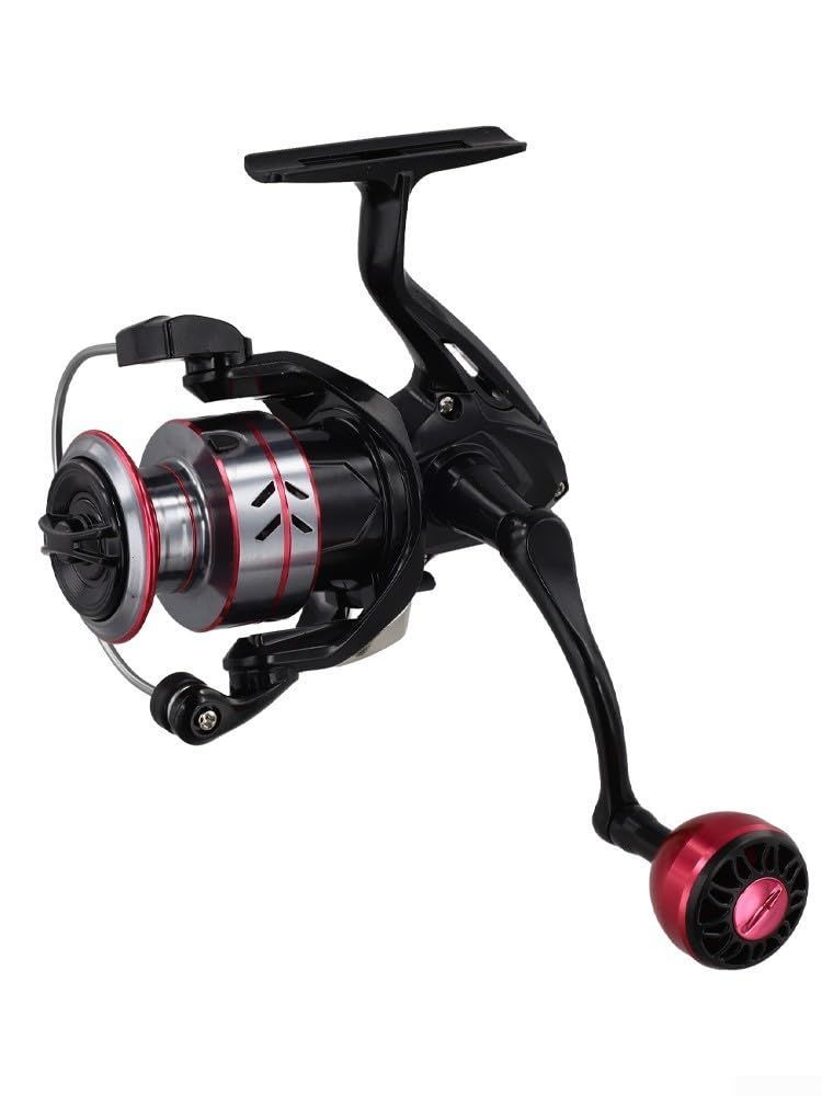 HB-2000 Reel Carp Fishing Reel Featuring Chrome Plated Line Cup And 5 21 Gear Ratio With CNC Interchangeable Handle - Black