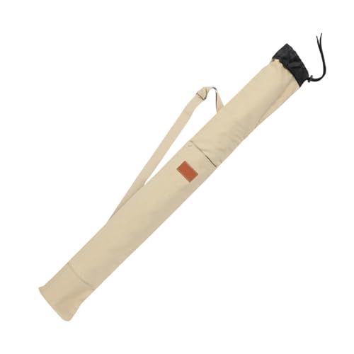 130cm Fishing Fishing Pole Storage Bag Portable Protection Cover Side Pocket Multipurpose Travel Carry Tackle Storage - Blue - Size 130cm
