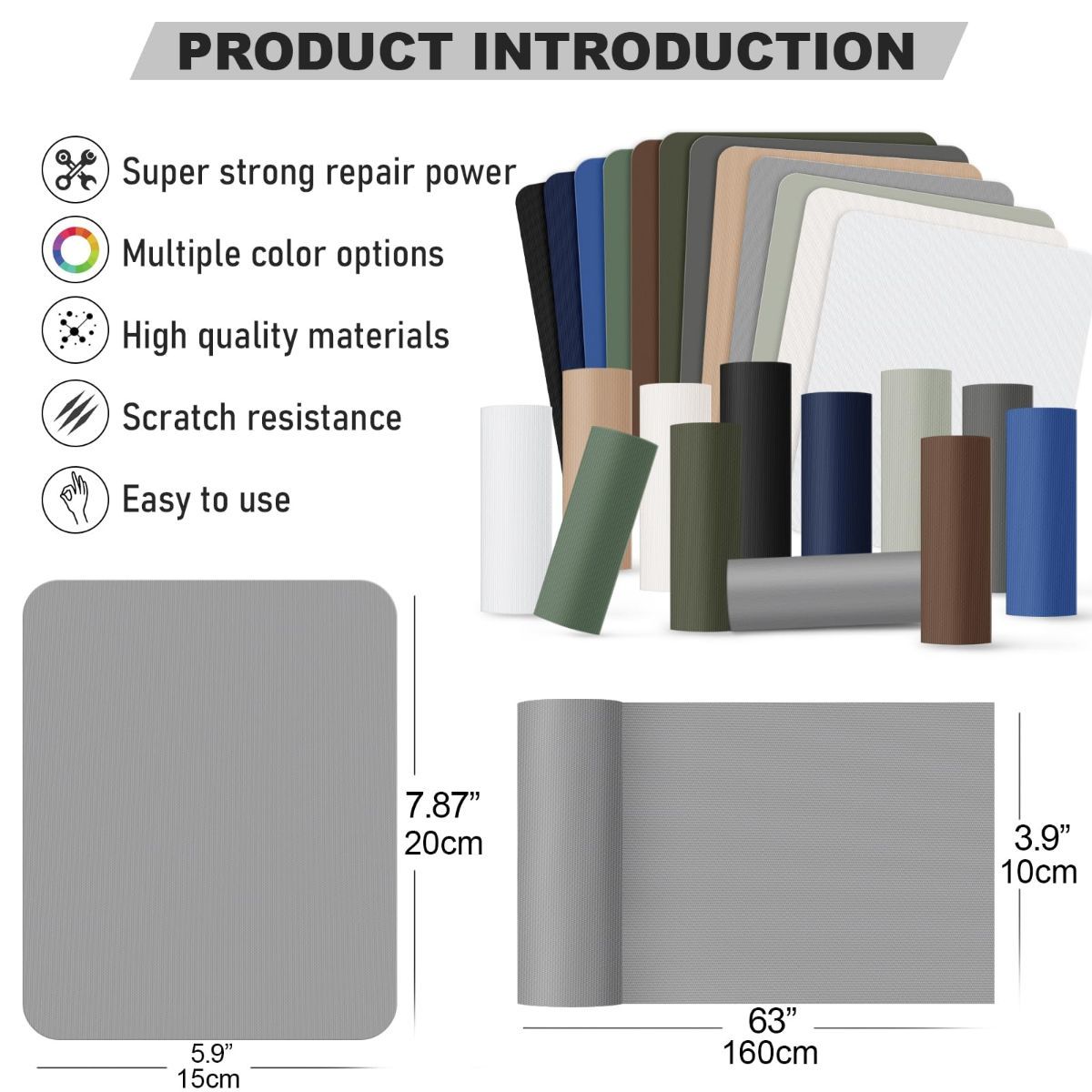 8 Pieces 7.87 x 5.9 inch Nylon Repair Patches Nylon Fabric Patch Self-Adhesive Fabric Repair Tape Waterproof Lightweight Outdoor Gear Patch Kit for Down Jacket Clothing Tent Bag - Burgundy - Size 8 Pieces